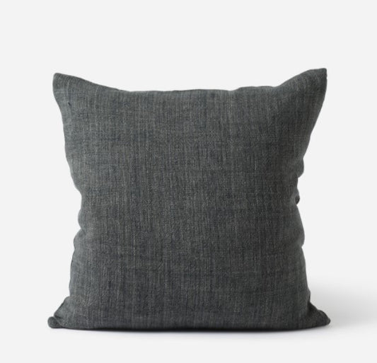 Linen Slate Cushion + Inner - 55x55cm