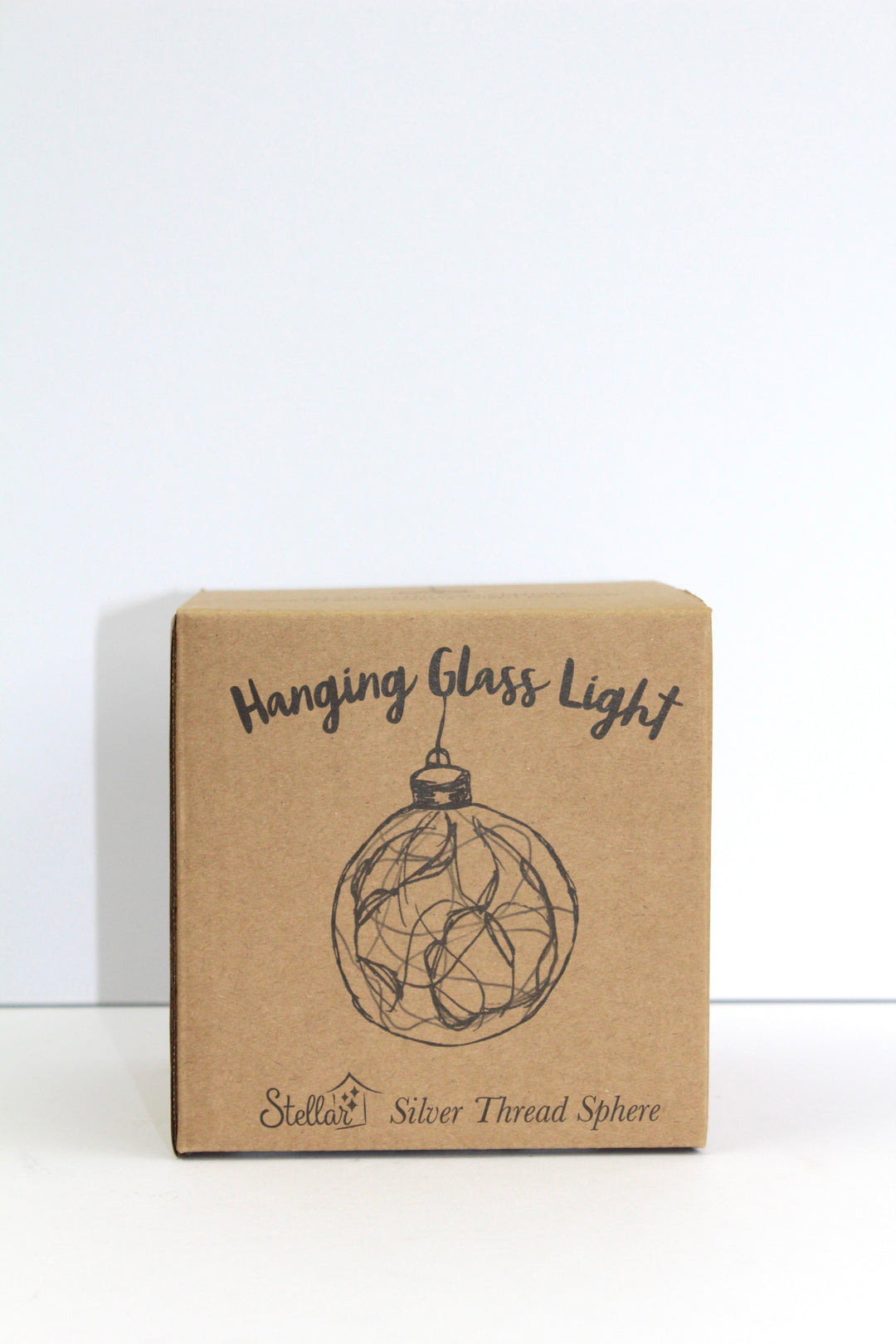 Clear Sphere Hanging Glass Light
