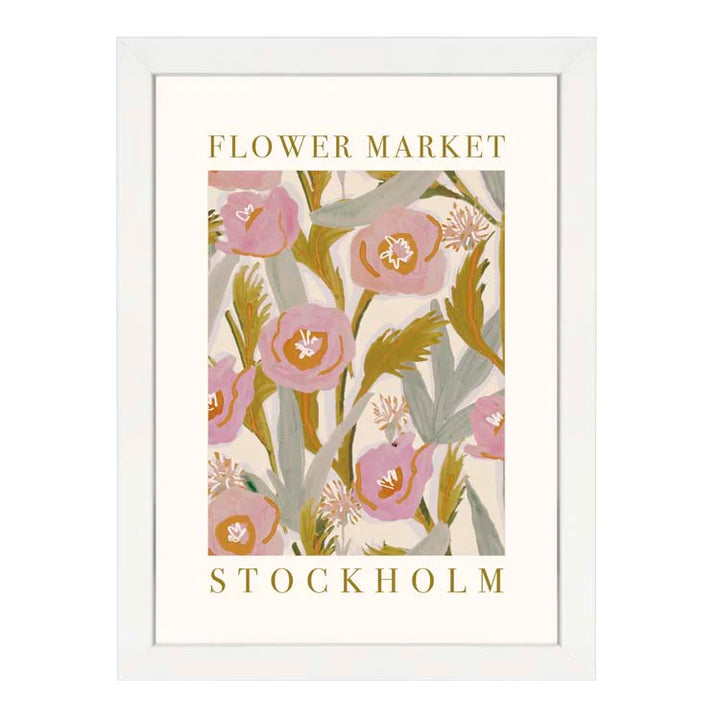 Framed Print - Flower Market