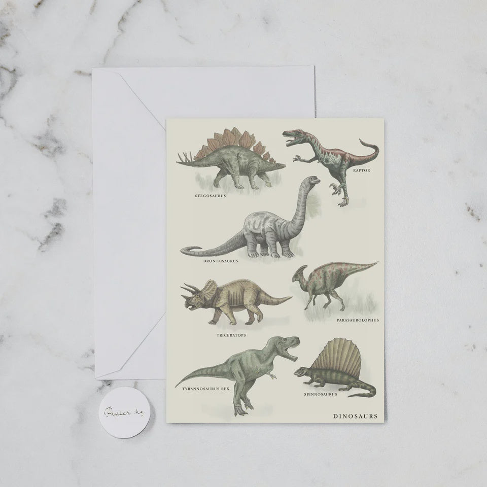Greeting Card - Dinosaurs