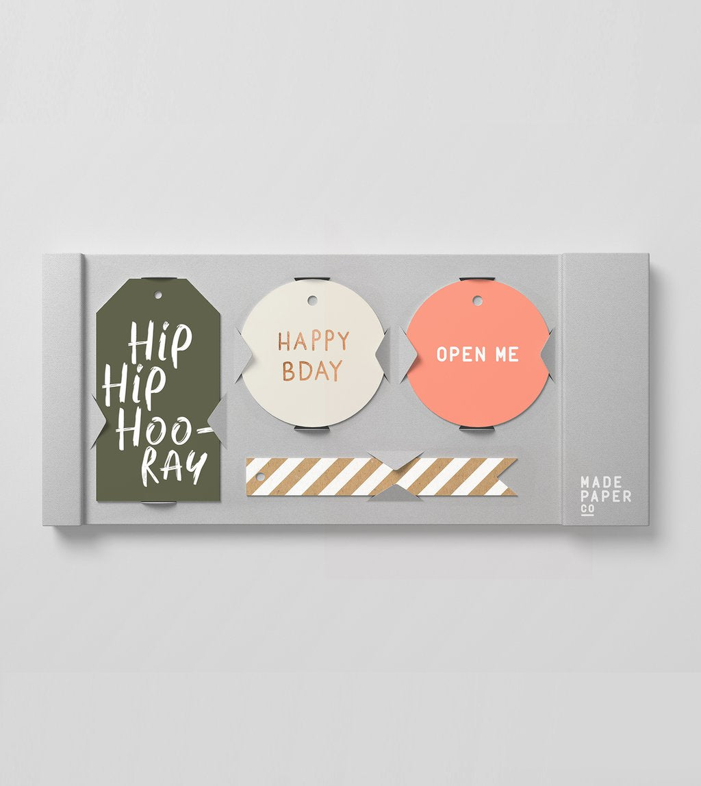 Hip Hip Hoo Ray - 20pk Gift Tags