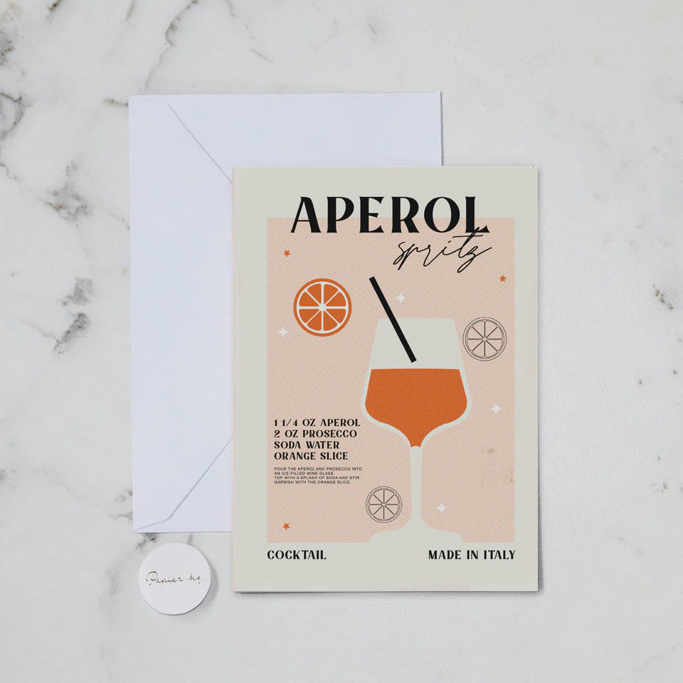 Aperol Retro Card