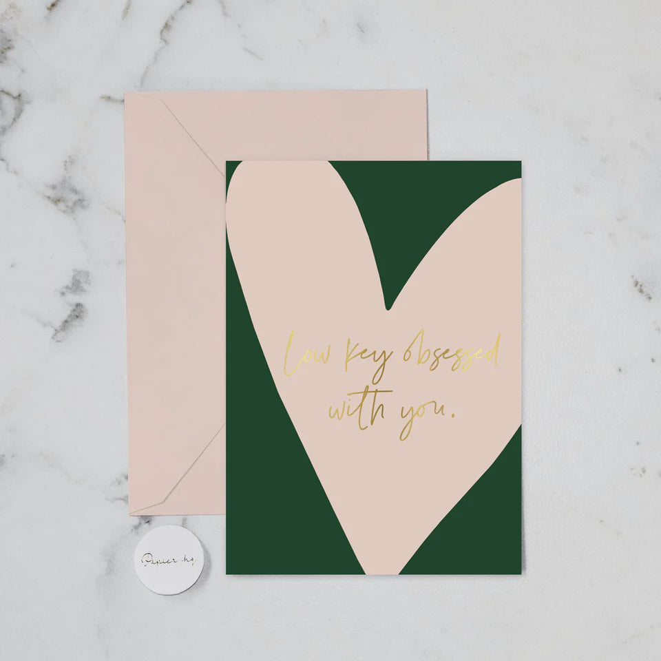 Greeting Card - Obsessed With You