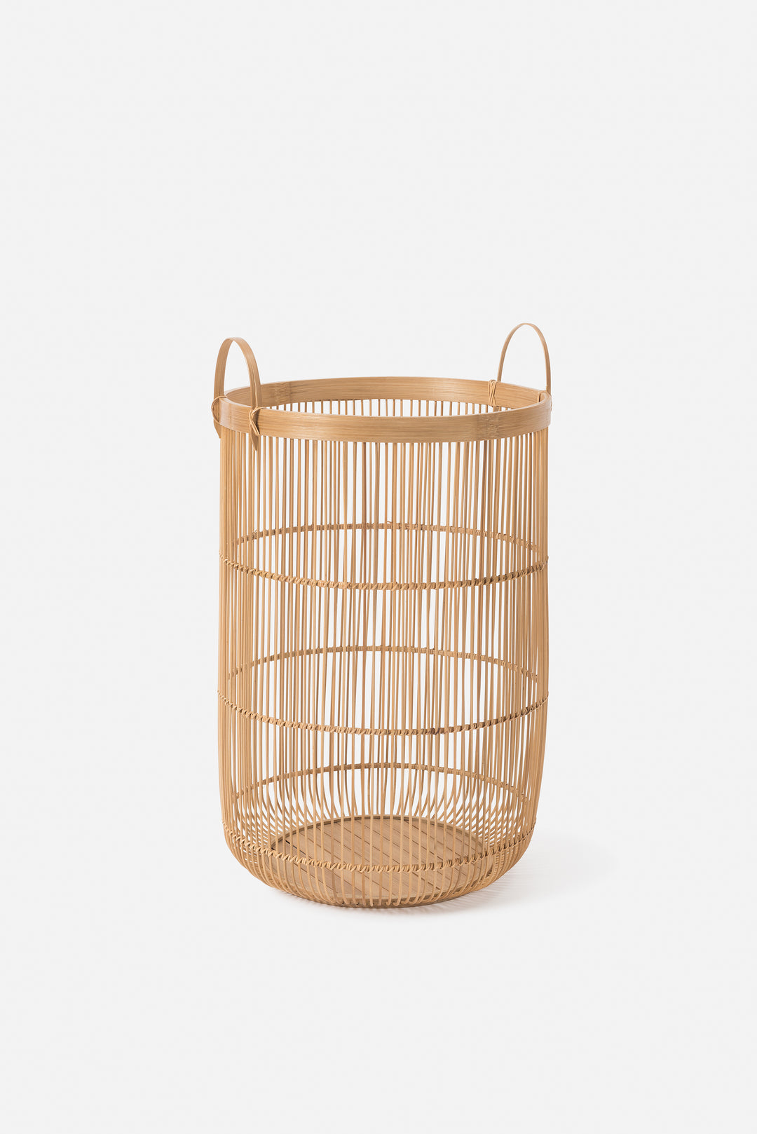 Rakei Tall Bamboo Basket - Natural