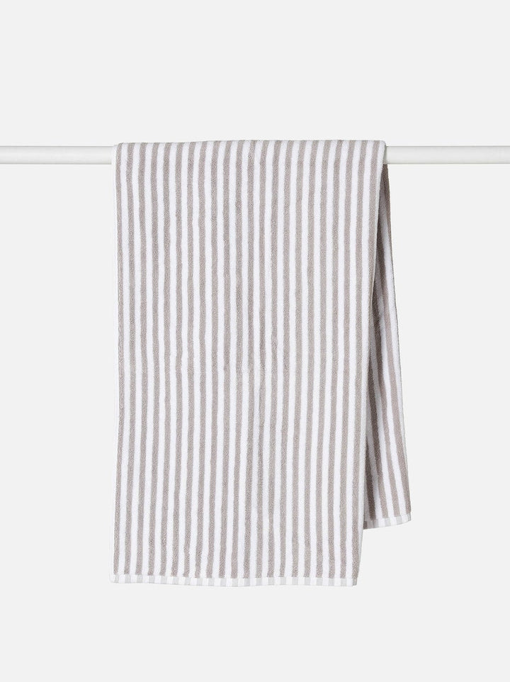 Wide Stripe Cotton Bath Towel 80X150cm
